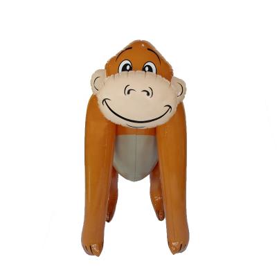 China inflatable toy toy in stock with high quality, inflatable animal toy for kids, big inflatable monkey toy for sale