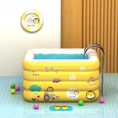 China PVC Outdoor Water Fun Indoor Bathtub Playing Inflatable Water Pool For Infant Baby for sale