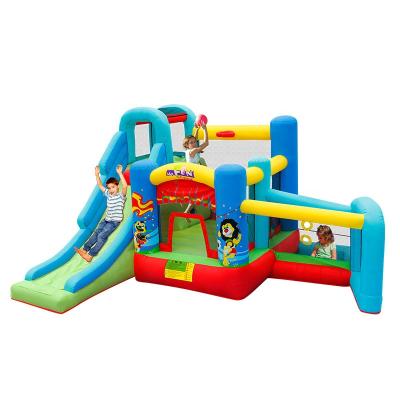 China PVC Inflatable Jumping Logo Style Air Sea Type Customized HOT Animal World Inflatable Bouncy Castle Water Proof Sale Combo Games for sale