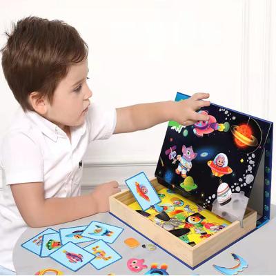 China DIY TOY Children Puzzle Game Montessori Games Educational Toys Magnetic Jigsaw Puzzle for sale