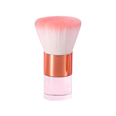 China Hot Selling Amazon Face Wool Makeup Brush High Quality Single Round Head Super Soft Mushroom Head Loose Powder Brush for sale