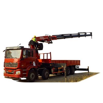 China TRUCK CRANE Truck Mounted Crane 21.5t Auto Knuckle Boom Crane With Hydraulic Telescopic Boom Spk61502 for sale