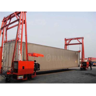 China Gantry Crane Price Crane WeCan Small Rubber Tire Mobile Container Gantry Crane for sale