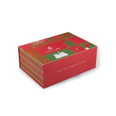 China Newest Recyclable Festival Gift Packaging China Red Book Shape Box With Custom Logo for sale