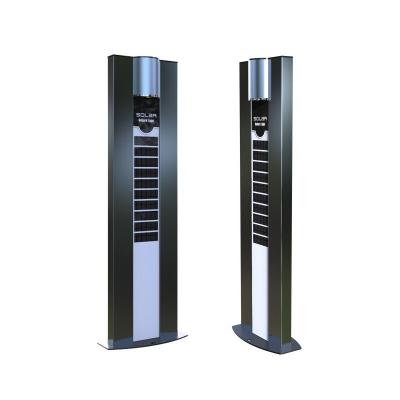 China Wholesale Garden Water Proof Double Sided Glass Solar Bollard Light Long Lighting Time And Corrosion Resistance for sale