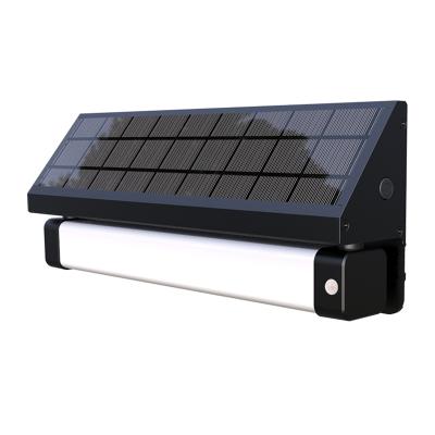 China IP65 10W Residential Waterproof Variable Color LED Aluminum Solar Motion Tube Wall Light with Big Sale Price for sale