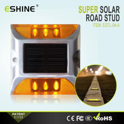 China With IP 68 Waterproof 6 LED Cat Eye Reflective Road Stud Solar Night Sensor for Traffic for sale