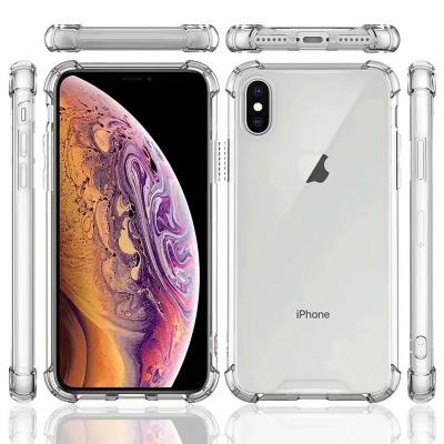 China Anti-fall XR 11 pro PC 12 13 shockproof mobile Tpu transparent phone case for Iphone 7 8 Xs plus 11 12 13 pro max for sale