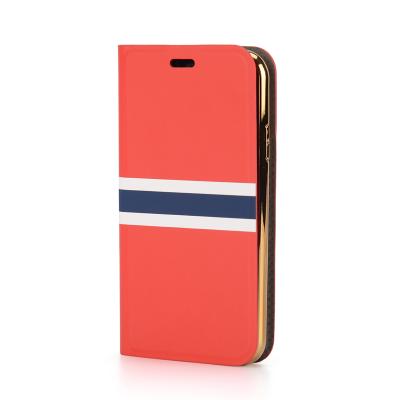 China Anti-fall Flip Folio Leather Case slim 12 pro Max Card Case For Iphone 11 12 13 14 pro max for sale