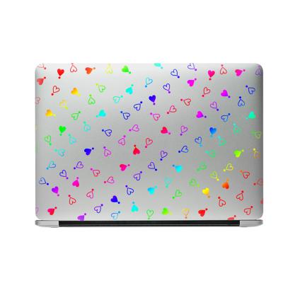 China Any Design Can Be Printed Glossy Hologram Printing Case Laptop Cover Case For MarBook New Air Hard Case for sale