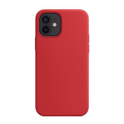 China High Quality Red Anti-fall Mobile Phone Case Silicone Cell Phone Case For Iphone 8 Plus Xs Xr Se 11 12 Pro Max for sale