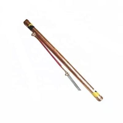 China Certificated Copper bond Threaded Earth Rod For Sale Te koop