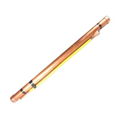 China High Voltage Grounding Copper Earth Rod Electrode Solid chemical Ground Electrodes Te koop