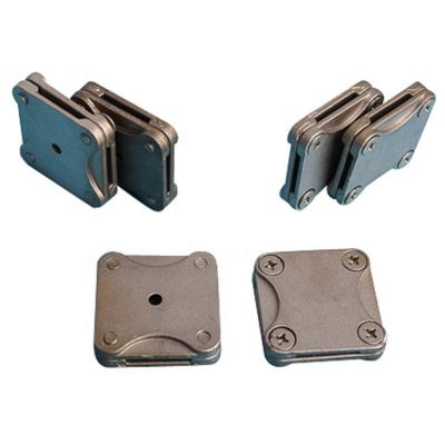 China Brass square shape Brass Ground Rod copper tape connector aluminum flat tape clamp Te koop