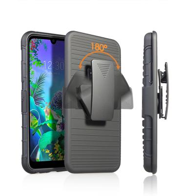 China Shockproof Heavy Duty Hard Hybrid Tpu+pc Kickstand Phone Case For LG K50 Q60 X525 K12 Max Case for sale