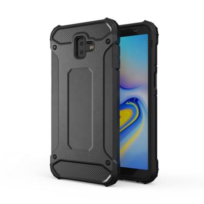 China Shock Proof Protect Shockproof Finger Ring Shell Armor Phone Case Cover For Samsung J6 Plus Prime Stand Phone for sale