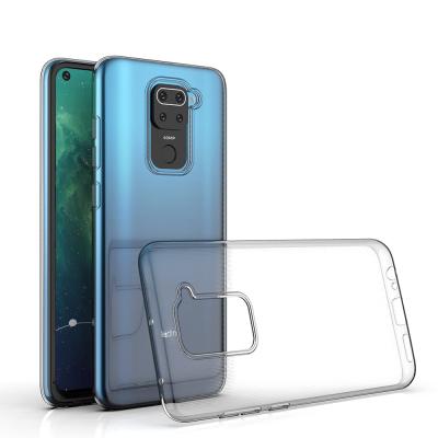 China Wholesale Anti-Drop Phone Accessories TPU Dustproof Clear Transparent Cover Case For Xiaomi Redmi Note 9 for sale