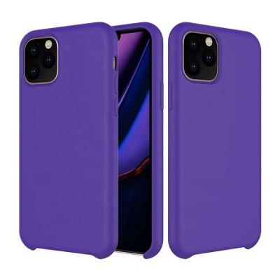 China Shockproof Liquid Silicone Waterproof Shockproof Phone Case Soft Silicone For Iphone 11 pro max for sale