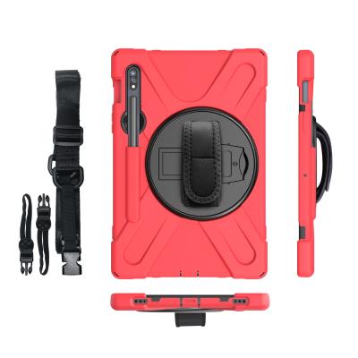 China New Perfect Protective Hand Grip Strap Shoulder Strap Case Cover with Pen Holder for Samsung Tab S7 11