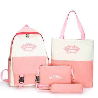 China Wholesale Girl's Backpack Set Printed School Backpack Teenagers School Bag Backpack School Supplies Backpack for sale