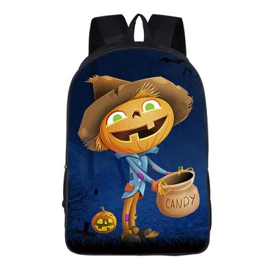 China Custom made custom Halloween low moq 3d printed multifunctional backpacks for sale