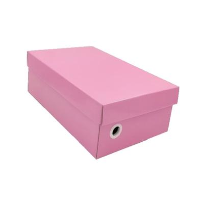 China Wholesale Materials Cardboard Luxury Custom Paper Folding Recycled Giant Shoe Box On Sale for sale