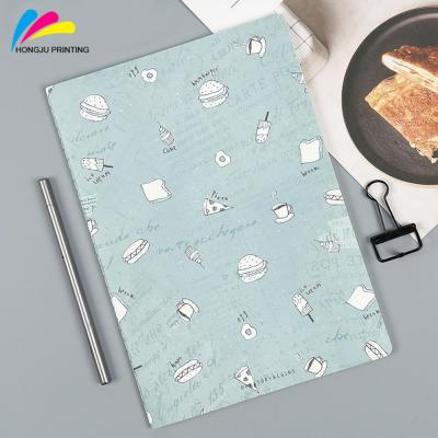 China A4 size custom food diary printing size HJD020 custom a4 food diary printing wholesale for sale