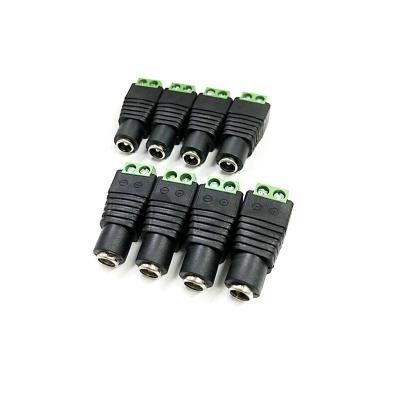 China Power factory supply cctv 5.5*2.1mm female 12volt t power connectors for sale