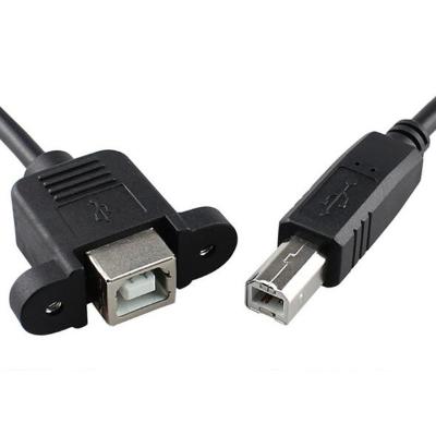 China 2464 Wall Panel Mount 30mm Pitch Extension 10m USB Printer Cable for sale