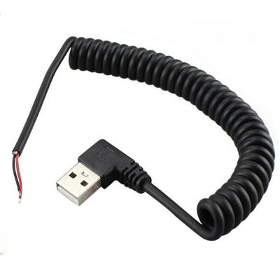 China 2464 Customized Left Angled USB Cable Leads for sale