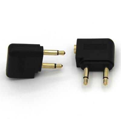 China For Airplane good quality 3.5MM 2 in 1 audio jack adapter for sale