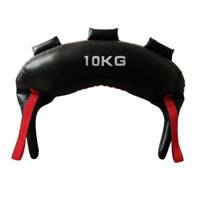 China Multifunctional Professional Fitness Training Leather Bulgarian Bag for sale