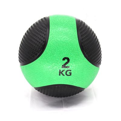 China RUBBER Home Fitness Equipment Gym Medicine Ball Rubber PU Leather Medicineball Gym Rubber Ball for sale