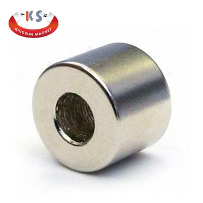 China Motorcycle Magnet Zn Ring Neodymium Big Ndfeb Radial Magnet Manufacturers for sale