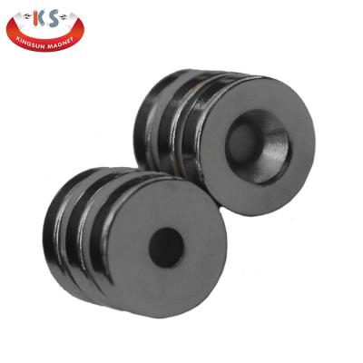 China Moto Magnet Purchasing Large Rare Earth N42 Strong Neodymium Magnets With Countersunk Hole for sale