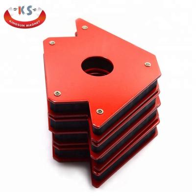 China Industrial Magnetic Triangle Magnet Welding Holder 50LBS for sale