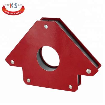 China Rare Earth Industrial Customizable Arrow Size Magnet Magnetic Welding Holder for sale