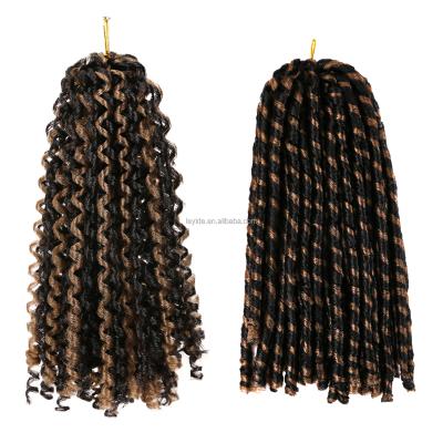 China Goddess Light Soft Faux Locs Crochet Hair Soft Natural Synthetic Dread Locks Braids Hair Extension For Women for sale