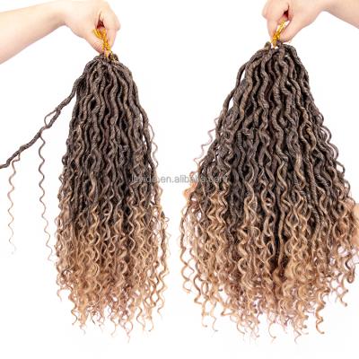 China River Goddess Locs Crochet Hair AliLeader 14 High Quality 18 Inch River Locs Crochet Hair Synthetic Crochet Braid Hair for sale