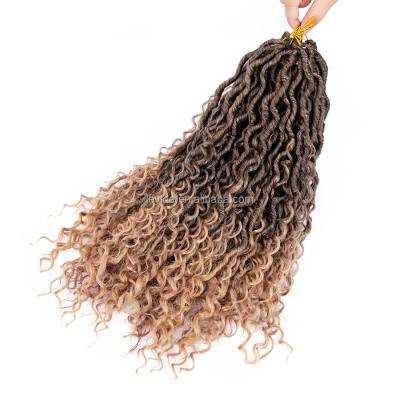 China River Locs Crochet Hair AliLeader Ombre River Bohemian Goddess Faux Locs Crochet Synthetic Hair Extension Crochet Braid Twist Hair for sale