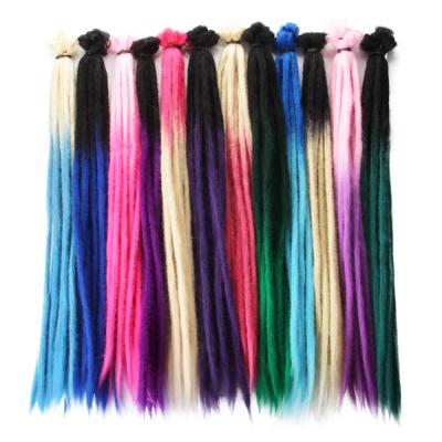 China Cheap AliLeader 2 Tone Handmade Dreadlocks Crochet Hair African Hair Styles Braiding Extension for sale