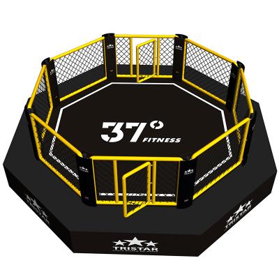 China For Main Match Professional Raised Octagon With Catwalk Muttahida Majlis-e-Amal Octagon Cage Muttahida Majlis-e-Amal Cage Muttahida Majlis-e-Amal Cage for sale