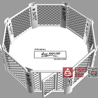 China Training UFC Sanda Boxing Gym In Training And Competition Raised Floor Octagon Training Cage Of Muttahida Majlis-e-Amal for sale