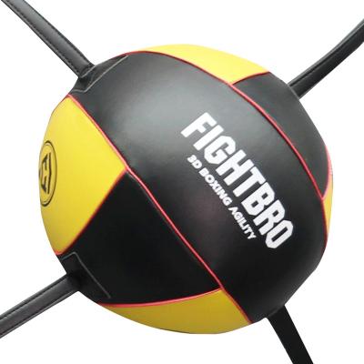 China Kick Boxing Muttahida Majlis-e-Amal Speed ​​Bag Punching Ball Ring 3D Agility Ball Training Reflex Bag for sale