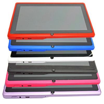 China Hot Cheap Drop Resistance Kids Learning Tablets Full Quad-Core A33 RAM 1GB 8G Android 6.0 Q88 7 Inch Tablet for sale