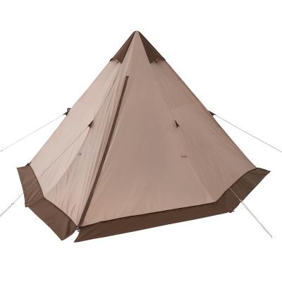 China Camouflage/Field Explorinfo Game Customize High Quality Canvas 1-3 Person Teepee Tent Solid Tent Tent Camping for sale