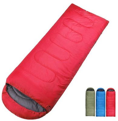 China Camper Hiking Festivals Picnics Explorinf Single Sleeping Bag 170T Outdoor Portable Camping Adult 500g Polyester Fabric Cotton Filler for sale