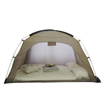 China Diagonal Tie Type Explorinfo Indoor Home Tent Mosquito Net Bed Privacy Room Automatic Tent For Factory Wholesale 2 Person Double Layers for sale