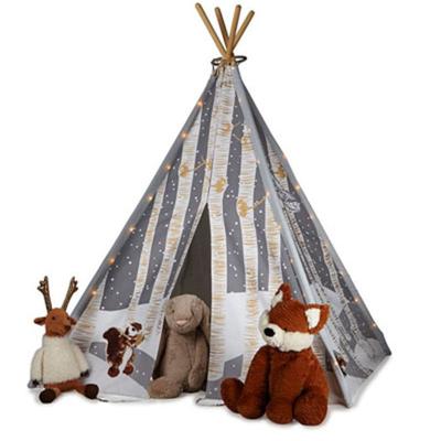 China Diagonal Bracing Type Explorinfo Kids Play Teepee Tent Eco - Friendly Cotton Canvas Tent for sale