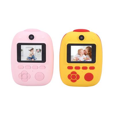 China FCC ROHS 1080p Cute Kids Snap Photo Frame Printing Photo Toy Pink Digital Camera For Children for sale